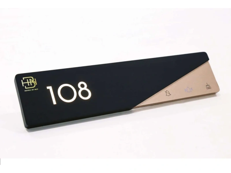 酒店客房门牌系统整体解决方案