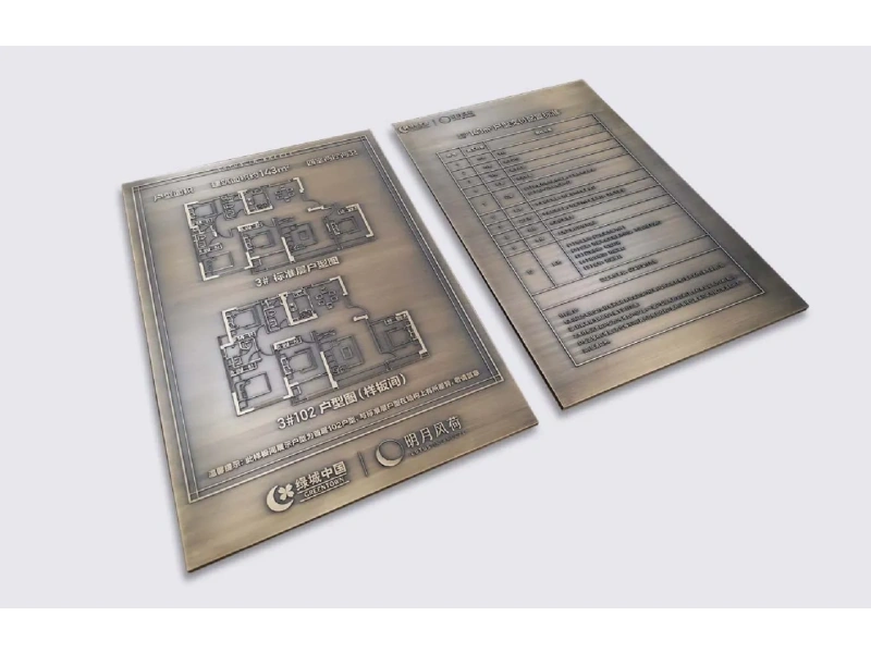 铜/不锈钢浮雕，每件皆是独一无二的艺术品