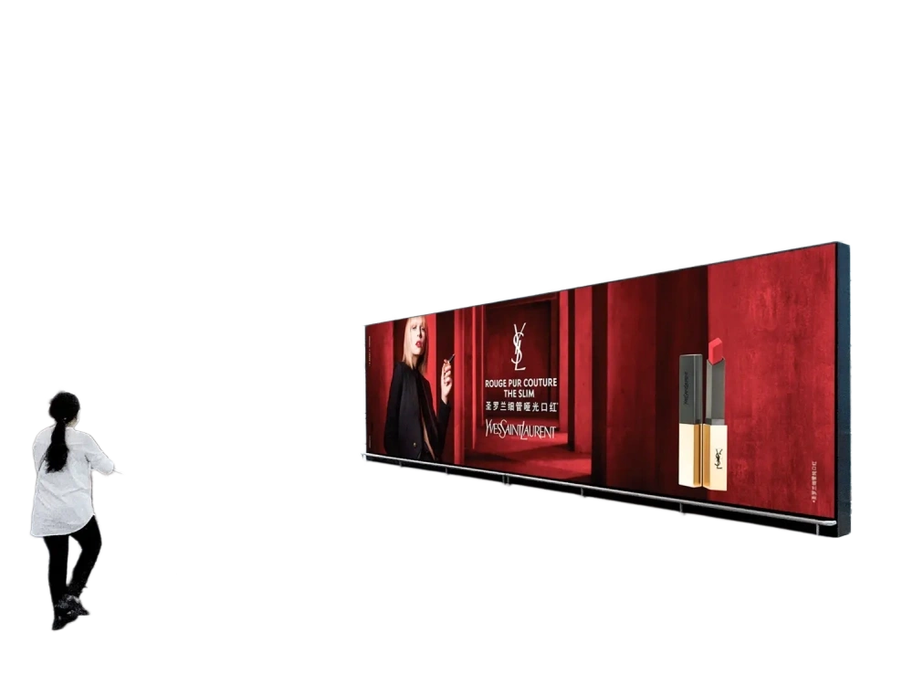 机场立式拉布灯箱