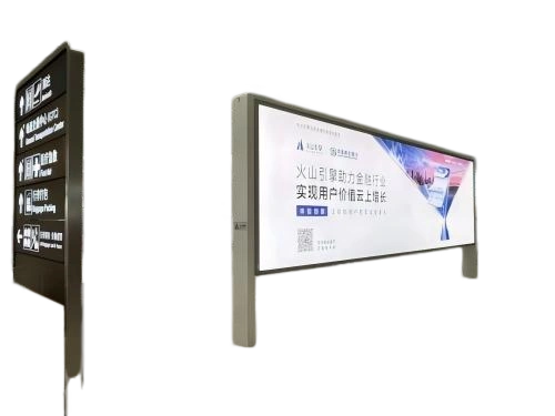 机场立柱拉布灯箱