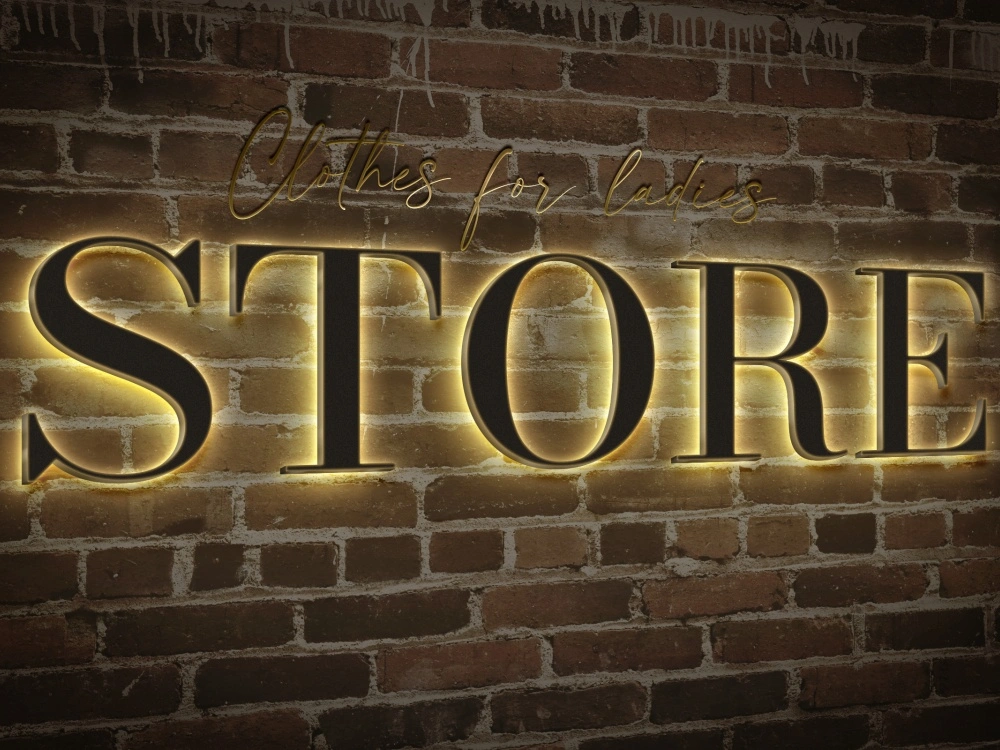 品牌常用发光字，材质、色温、任意定制